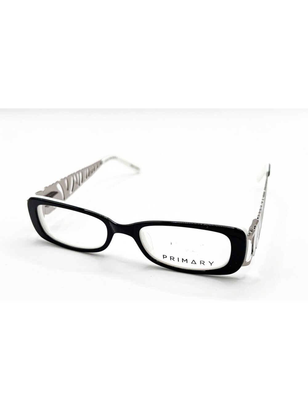Primary Pk145 Blk Wht Black White Authentic Eyeglasses 44-16-130